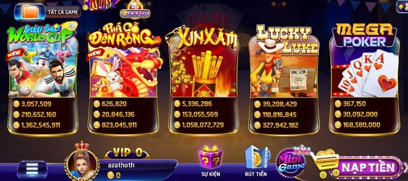 Nổ Hũ 9 Chọn trò chơi có tỷ lệ jackpot cao